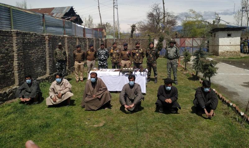J&K: Lashkar-e-Toiba terror module busted in Handwara, forces arrest 4 terrorists and 5 overground workers