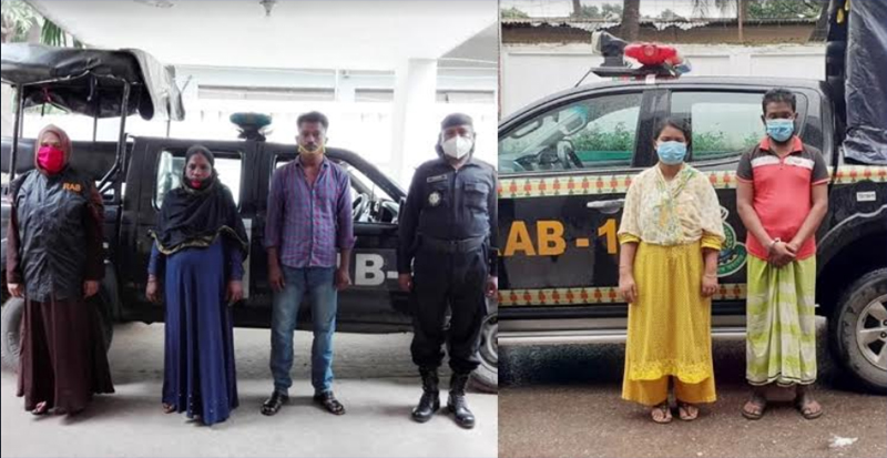 Criminal and drug peddler arrested in Dhaka 