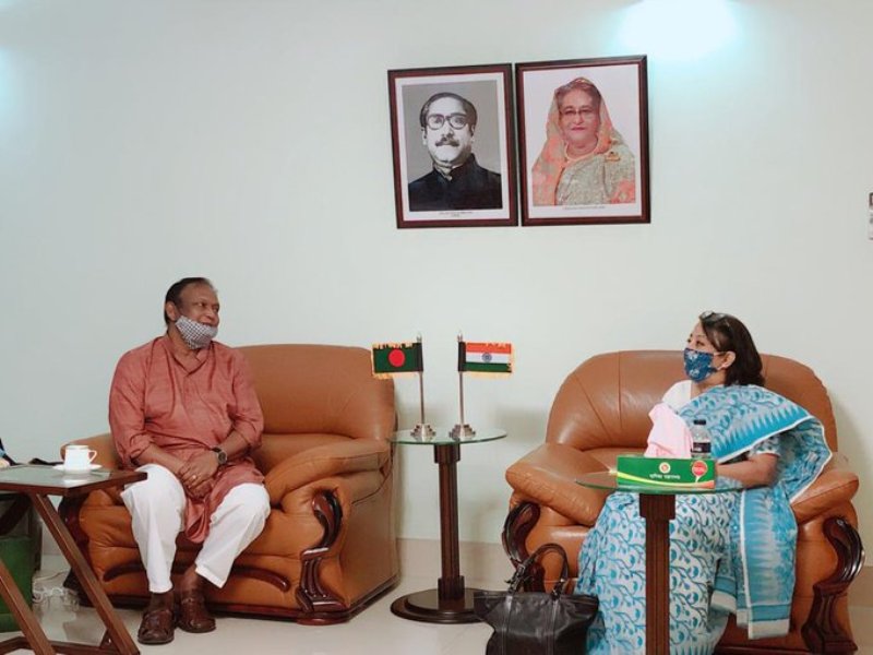 Indian envoy Riva Ganguly Das meets Bangladesh Minister Tipu Munshi, discusses ways to boost trade relations  