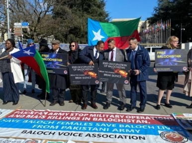 Pakistan ethnic groups stage protest in Geneva on UNHRC sidelines, Pashtun leader seeks India's help