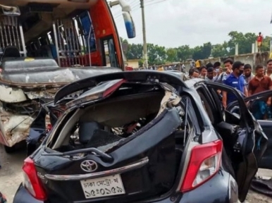 Mymensingh: Road accident kills six in Bhaluka upazila