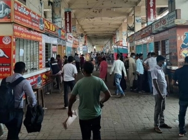 Covid scare stalls Eid homebound rush in Bangladesh