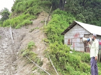 Chittagong: Authorities set up shelter homes fearing landslides due to heavy rains