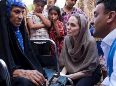Rohingya Issue: Angelina Jolie praises Hasina 