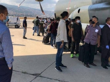 Special flight ferries 71 Bangladeshi nationals home from Lebanon