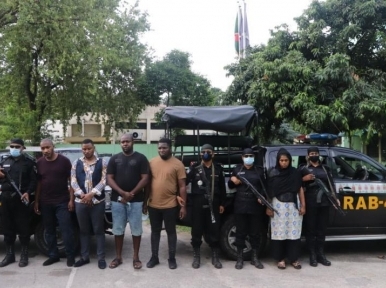 Four Nigerian citizens among five arrested by police in Dhaka
