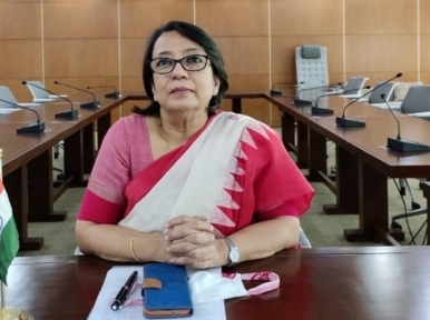 Indian High Commissioner Riva Ganguly Das inaugurates college building in Chittagong 