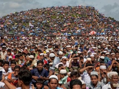 Bangladesh currently housing nine out of 10 Rohingya refugees