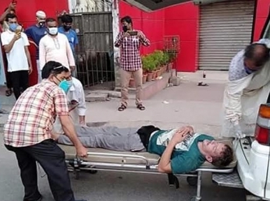 Finland national found in Sylhet road sent to Isolation ward