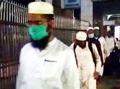 14 Tablighi Jamaat members held in Delhi return to Bangladesh after four months