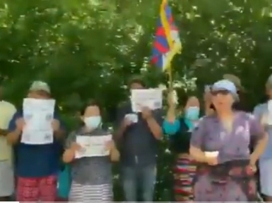 Chinese intrusion in India: Tibetan leaders demonstrate in Toronto