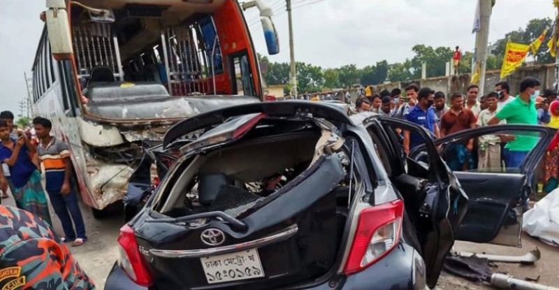 Mymensingh: Road accident kills six in Bhaluka upazila