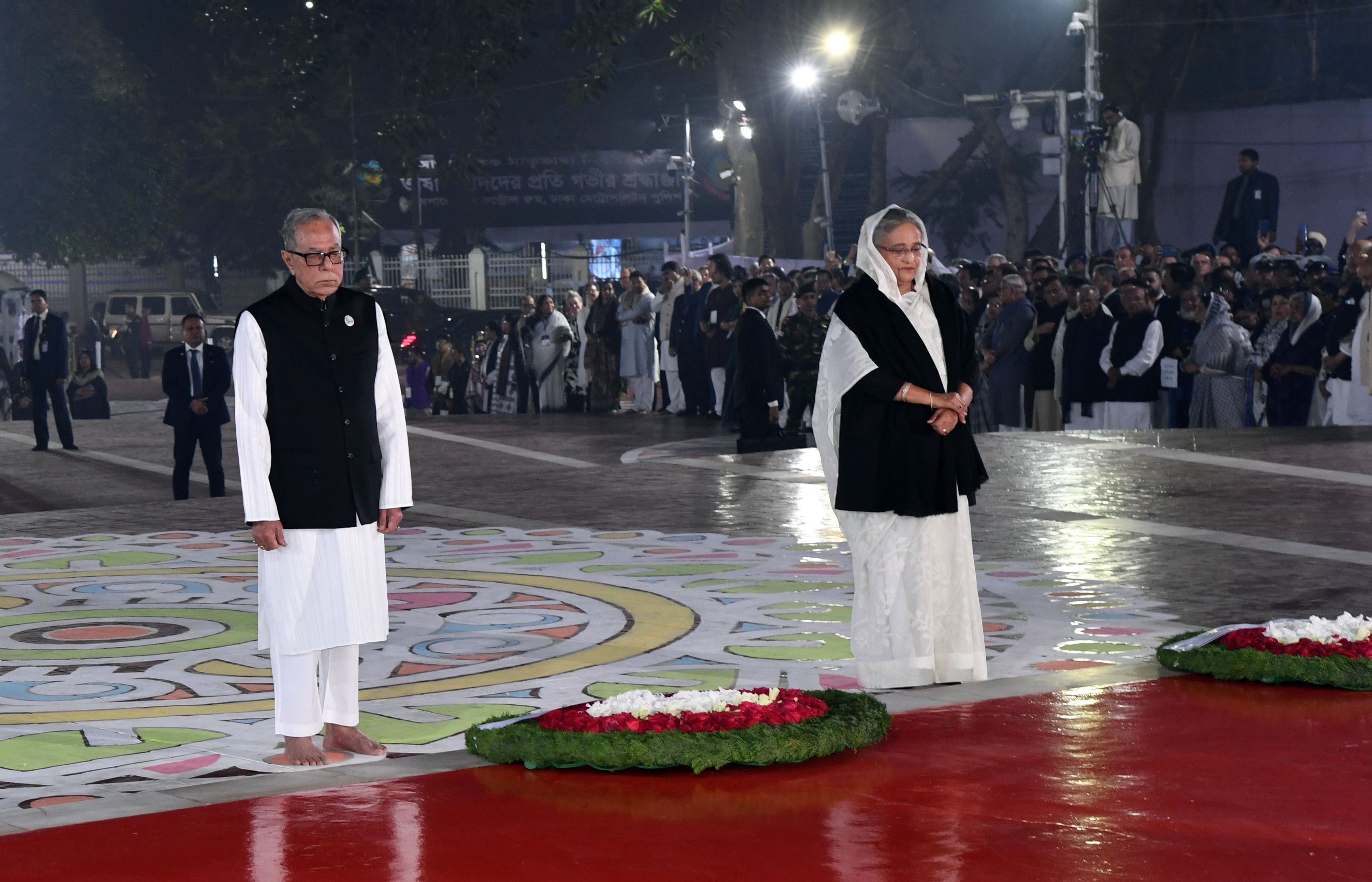 Bhasa Shohid Dibas: PM Hasina, President pay tribues