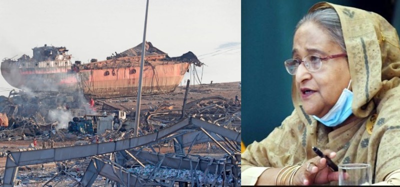 PM Hasina condoles loss of life in Beirut blast