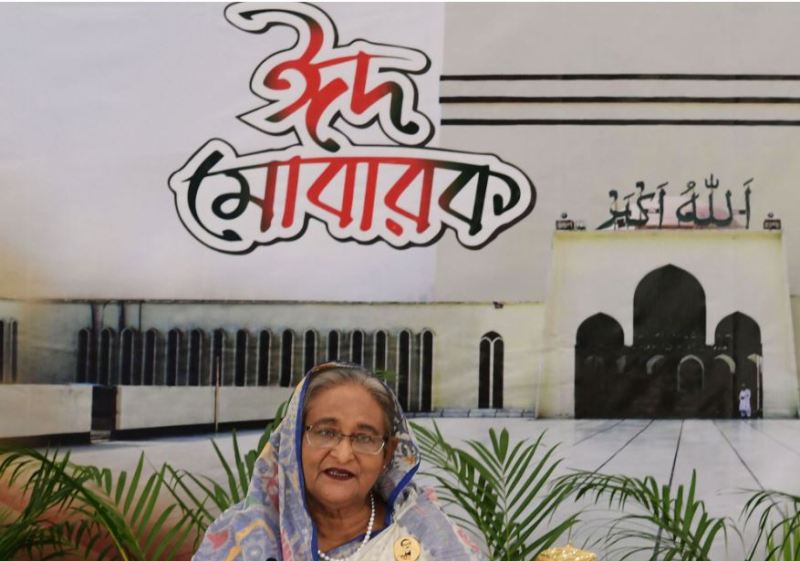 PM Hasina greets nation on Eid-ul-Azha, urges people to contribute towards a peaceful Bangladesh