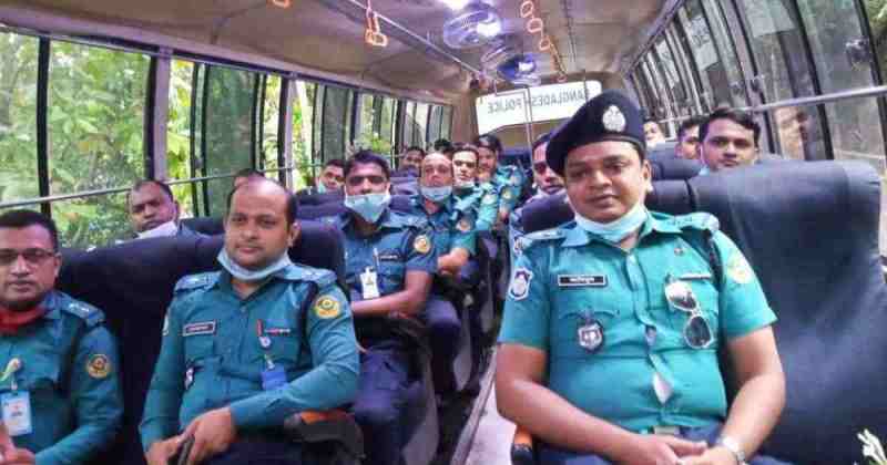 Dhaka: 30 Covid-recovered Chittagong policemen arrive in the capital to donate plasma