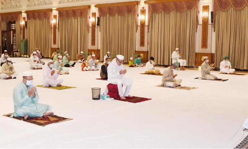 President Hamid urges rich to stand by poor in the fight against COVID-19 