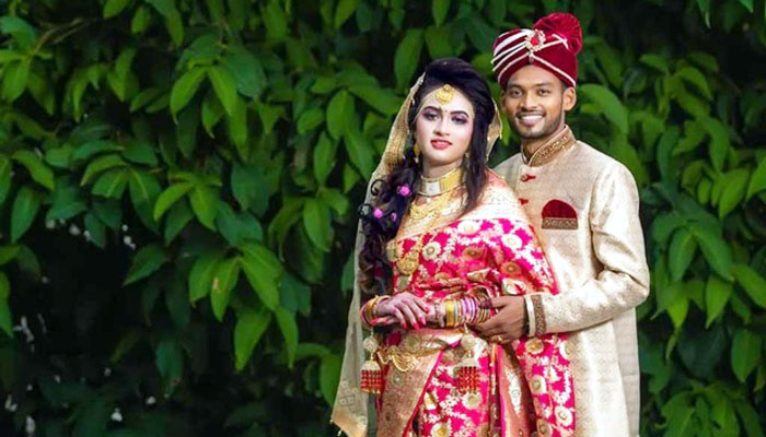 Cricketer Shanto ties knot with girlfriend Ratna amid Covid-19 pandemic